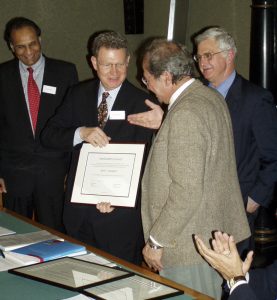 AMSTERDAM: John receives IAC commendation