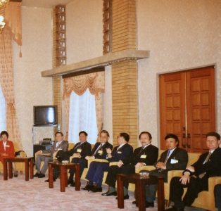 TOKYO, JAPAN: Meeting in Office of the Prime Minister of Japan